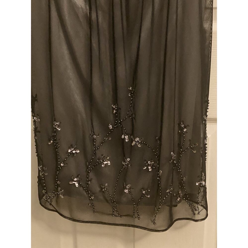 SL Fashions Black Sequin Trimmed Dress Women's‎ Size 12 - Picture 3 of 6